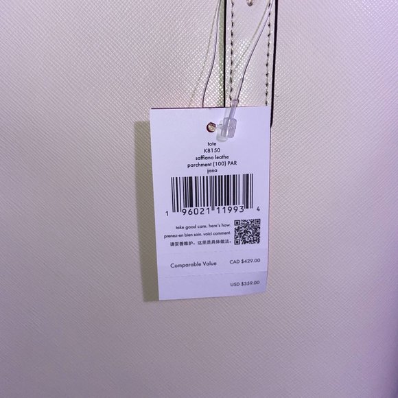 Kate Spade Jana Tote- Parchment - Picture 4 of 8